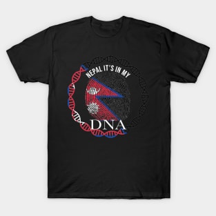 Nepal Its In My DNA - Gift for Nepalese From Nepal T-Shirt